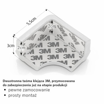 REER Zabezpieczenie osłona narożników mebli 3M