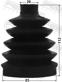 фото thumb №3, Захист шарнір піввісь 0417p-ea3 febest chrysler