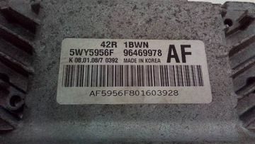 фото thumb №8, Комп'ютер двигуна chevrolet aveo 1,2 b 96469978