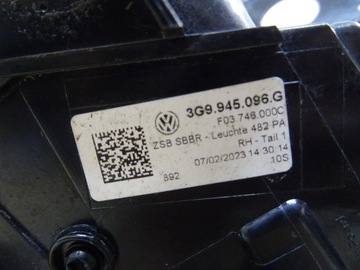 фото thumb №8, Vw passat b8 3g9 універсал 2015 - лампа права задня зад 3g9945096g llu