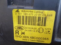 фото thumb №11, Лампа фара ксенон перед права праві range rover 3 iii l322 англієць uk