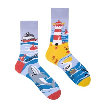 Разноцветные морские носки SPOXSOX 40-43