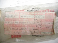 фото thumb №9, Накладка рейлинг левый задняя fiat palio оригинальный номер 46543467