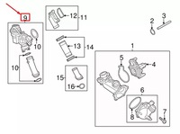 фото thumb №10, Audi a7 sportback 4g передня частина охолоджуюча рідина switching клапан 079121678k oem