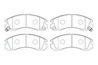 фото thumb №2, Breck 21363 00 701 10 набір гальмівних колодок гальмівних, гальма дискові