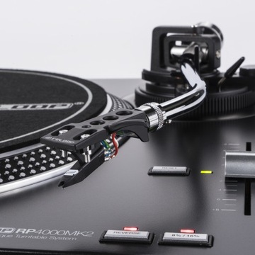 Проигрыватель Reloop RP-4000 MK2 + хедшелл + OM Черный