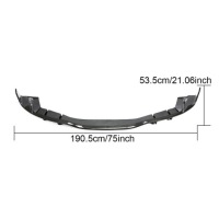 Tesla model y 19-21 спойлер задня накладка бампер задня карбон якість org Ціна, фото thumb