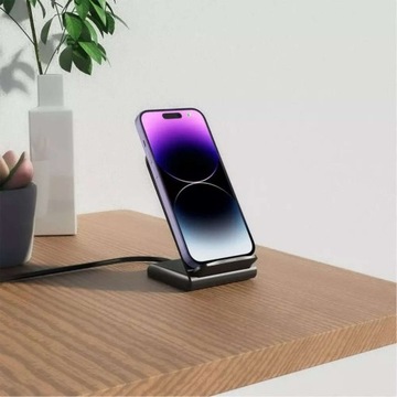 ЗАРЯДНАЯ СТАНЦИЯ QI ДЛЯ IPHONE 14 13 12 11 X XR 15 Вт