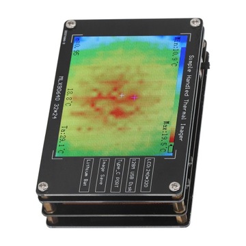 Cyfrowa kamera termowizyjna LCD o przekątnej 2,8 cala z baterią.