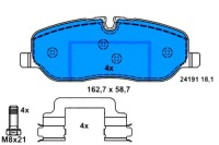 фото thumb №1, Гальмівні колодки гальмівні ate sfp500010 572521b 986494147 p