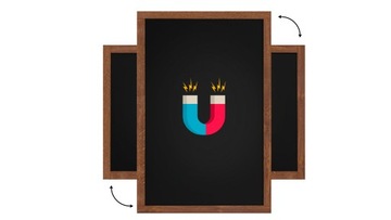Магнитная доска 120х90, деревянная рама.