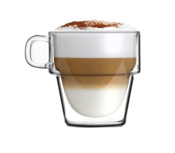 3x2 ZESTAW SZKLANKI TERMICZNE SENSO ESPRESSO LATTE KAWY FILIŻANKI PODWÓJNE