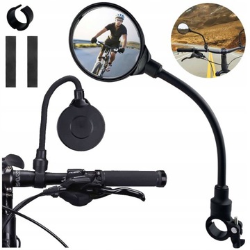 2X LUSTERKA ROWEROWE MTB SZOSOWE E-BIKE SZTYWNE I REGULOWANE 38CM 2SZT.