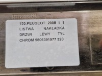 фото thumb №8, Peugeot 2008 1 i молдинг накладка дверь левый задняя левая задняя хром 9806391977
