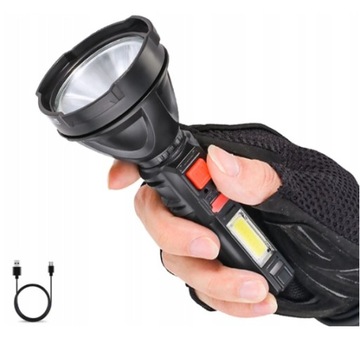 LATARKA LED AKUMULATOROWA SZEPRACZ USB