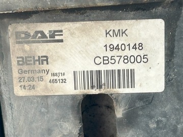 фото thumb №8, Радіаторів daf cf євро 6 1909457 /1993571 1940148 2015914 набір гарантія