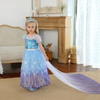 Платье Эльзы Ледниковый период Frozen костюм 150