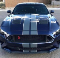 фото thumb №2, Решётка впусков капот roush стиль mustang 2018-2021