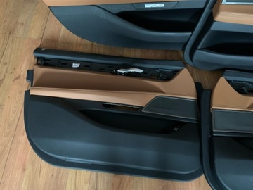 фото thumb №5, Обшивки дверь bmw g11 g12 коньяк перед зад комплектные боковина
