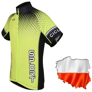 Bluzka kolarska koszulka rowerowa t-shirt na rower unisex TERMOAKTYWNA XL