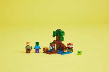 ЛЕГО БЛОКИ | ФИГУРКИ MINECRAFT 21240 WETLANDS ADVENTURE + СУМКА LEGO