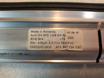 фото thumb №7, 4e4861334 ролета сонцезахисна двері праві зад audi a8 d3 03-10r довгий