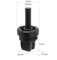 фото thumb №7, Клипса штифт полка вешалка romix c60702