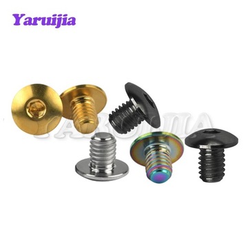 Yaruijia Titanium bolts M5 Oil Cylinder Lid Bolts XT Bicycle Hydraulic Brak