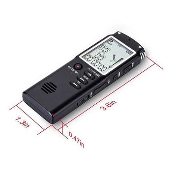 МИНИ-ЦИФРОВОЙ ДИКТОФОН 16 ГБ USB 2.0 MP3 WAV-ПЛЕЕР + НАУШНИКИ