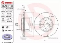 фото thumb №2, Brembo тормозные диски+ тормозные колодки перед mini r50 r53 294mm
