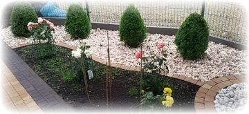 Камни декоративные БЕЛЫЙ МАРИАННА зернистость 8-16 мм 15 кг