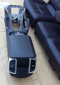 фото thumb №10, Porsche cayenne 7p5 lift заднє сидіння задня обшивка двері перед задня тунель ідеальний стан коричневий