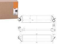 Купити Nrf інтеркулер renault renault master 2010- 30358, фото thumb