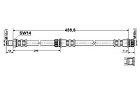 фото thumb №1, Ate шланг гальмівний elast. mitsubishi colt czc c