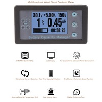 фото thumb №10, Монітор акумулятора bluetooth з napięciem bocznikowym, pojemność струму, вимірювач