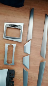 фото thumb №11, Декоры планки декоративный комплект mercedes w204 универсал шлифованный алюминий