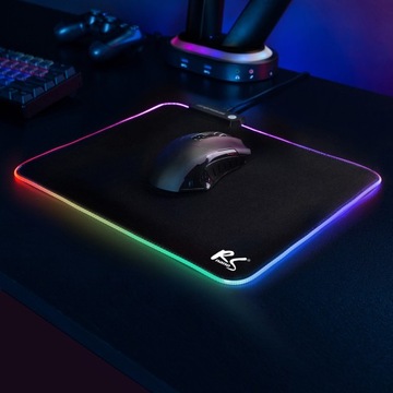 ИГРОВОЙ КОВРИК ДЛЯ МЫШИ СО СВЕТОДИОДНОЙ RGB ПОДСВЕТКОЙ