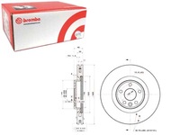 фото thumb №1, Brembo тормозные диски тормозные 2szt. перед land rover range rover velar