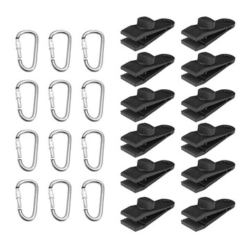 Зажимы для брезента Heavy Duty Lock, 12 шт.