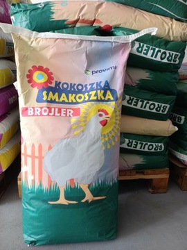 BROJLER 1 Karma Pisklęta Kokoszka Smakoszka 25 kg
