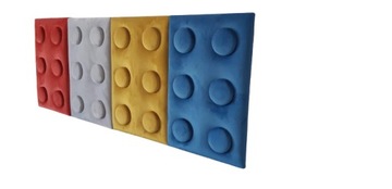 МЯГКИЕ ПАНЕЛИ LEGO С МЯГКОЙ ОБИВКОЙ, ДЕТСКИЕ 25х37,5