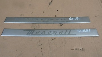 фото thumb №1, Maserati ghibli планка порога декоративная перед комплект