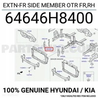 фото thumb №7, Kia rio 4 iv 16- усилитель лонжерон правое левая