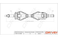 Приводной вал приводная toyota auris 12-18 p drive+ Цена, фото thumb