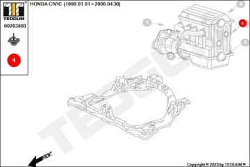 фото thumb №12, Подушка двигуна tedgum 00263893