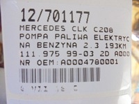 фото thumb №8, Mercedes clk c208 насос топлива электрическая бензин a0004780001 2,3 72196004