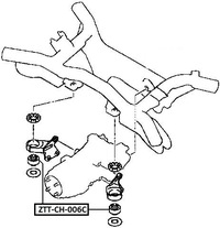 фото thumb №2, Втулка бокова моста зад jeep compass patriot 06-