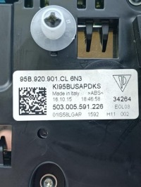 Панель приладів приладова porsche macan 2016 mph автоматична коробка передач передач 95b92 в Україні, фото thumb