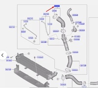 фото thumb №1, Wąż труба шланг воздуха интеркулер kia xceed pro hyundai i30 1.4t g4ld