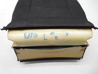 фото thumb №9, Обивка сиденье спинка skoda rapid 5ja передняя левая водителя оригинал